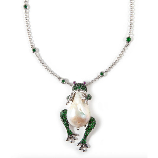 Pendentif grenouille et perle baroque – Dernière édition