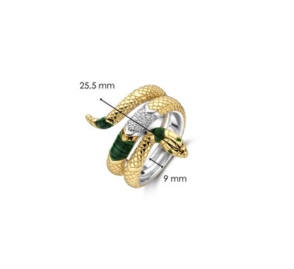 Ti Sento snake ring - Milan