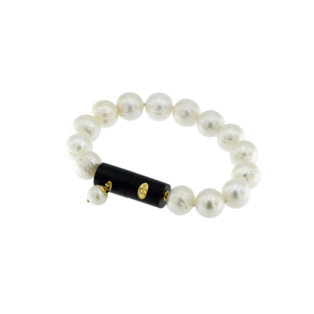 Pearl and ebony bracelet – Cocò Gioielli